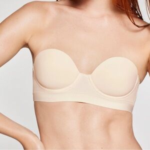 Pepper MVP multiway strapless bra in sand 34B